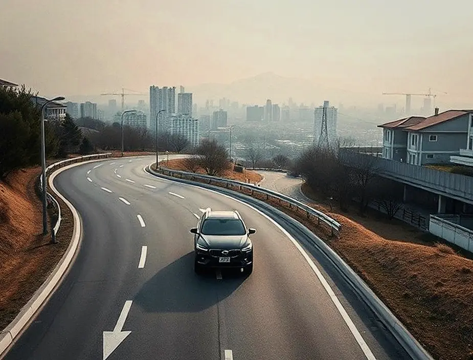 덕산면 기블리 넥센타이어렌탈 시공 후